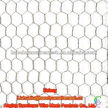 Silver hot-dipped galvanized rodent-resistant chicken wire netting